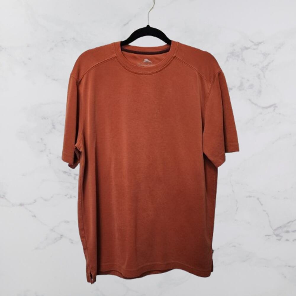Tommy Bahama Small Burnt Orange Short Sleeve T-Shirt Men's